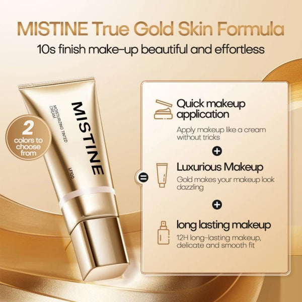 Mistine Mositurizing Tinted Cream 30g | Lazy Cream | High Coverage | Poreless Flawless Foundation | Natural Concealer