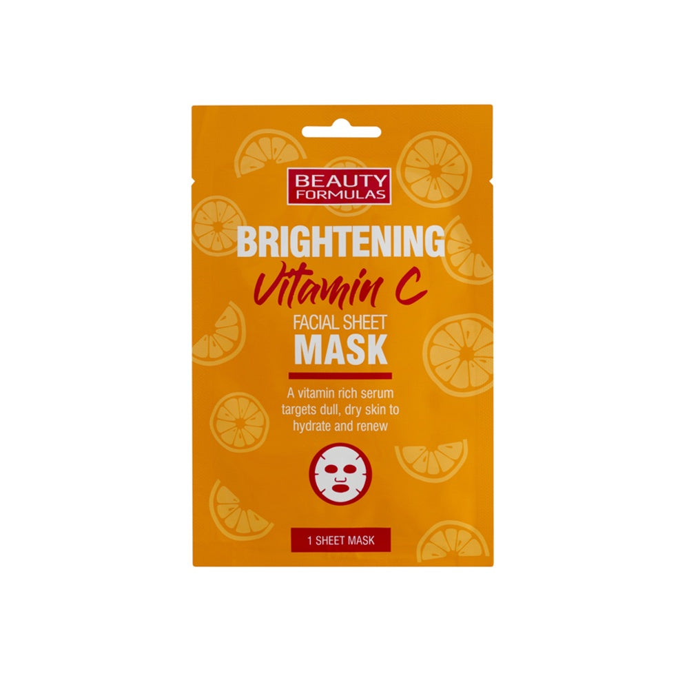 【Gift】Beauty Formulas Brightening Vitamin C Facial Sheet Mask 1s