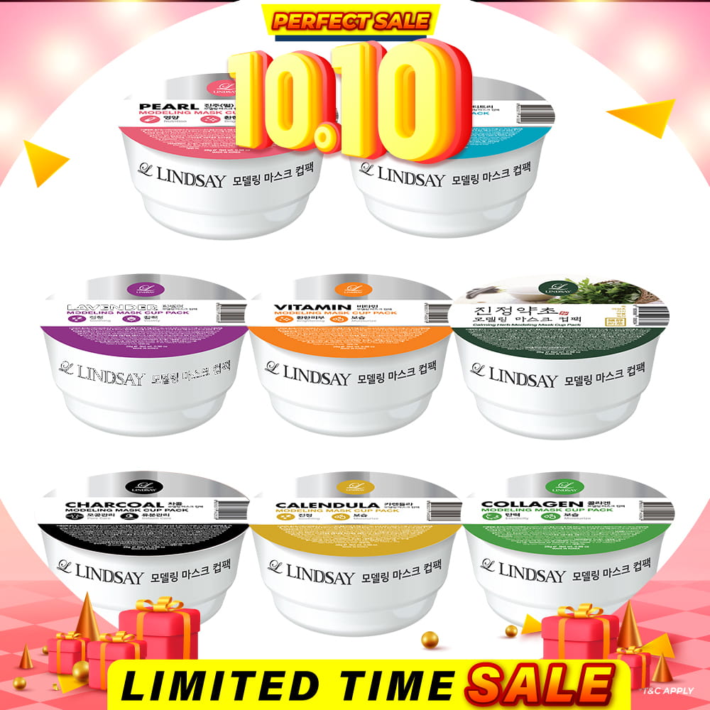【Bundle Of 6】Lindsay Modeling Mask Cup Pack 28g