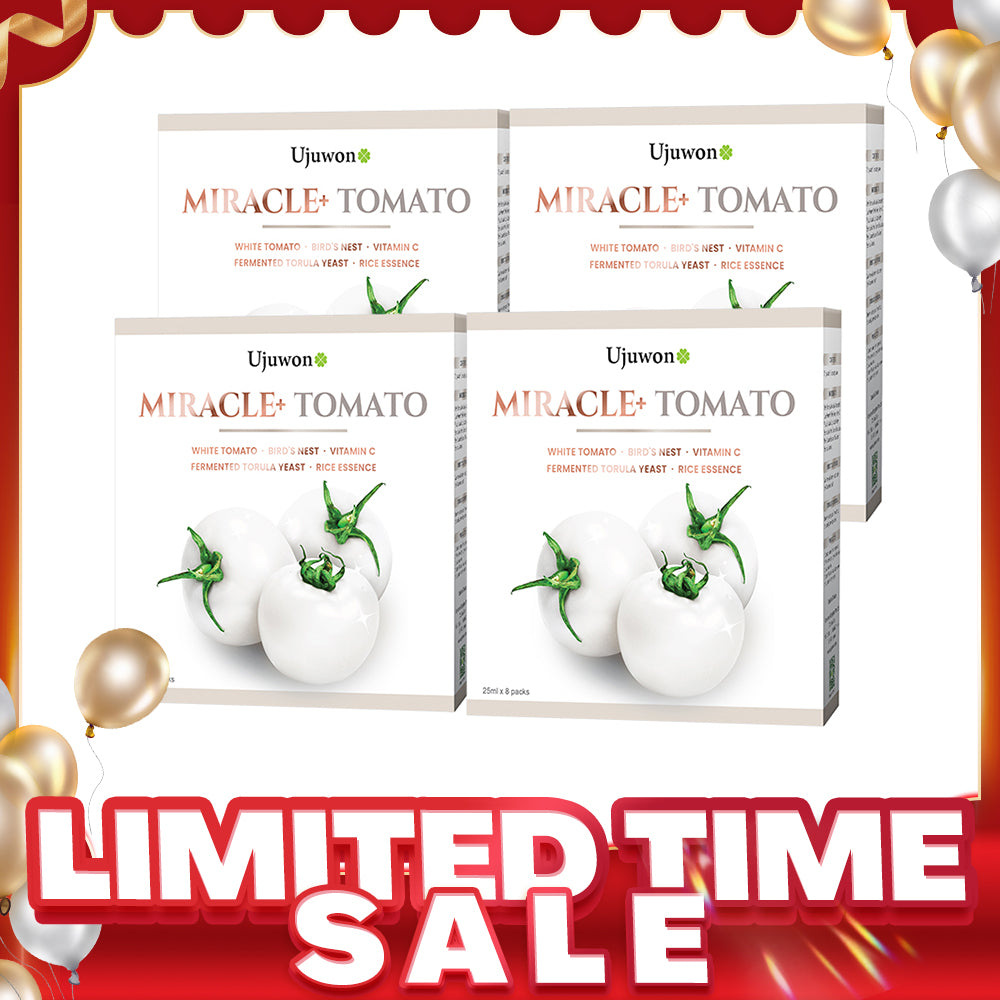 【Bundle Of 4】Ujuwon Miracle+ Tomato Skin Booster 8s x 4 Boxes