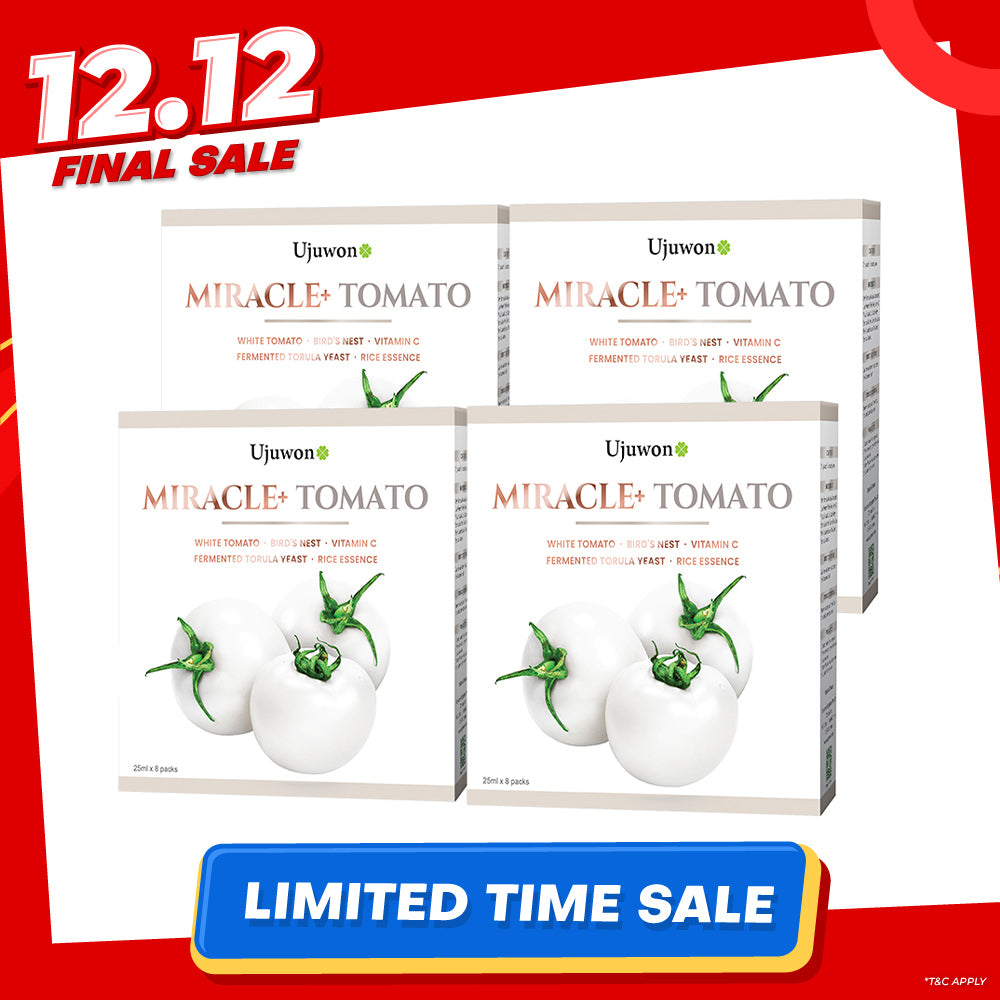 【Bundle Of 4】Ujuwon Miracle+ Tomato Skin Booster 8s x 4 Boxes