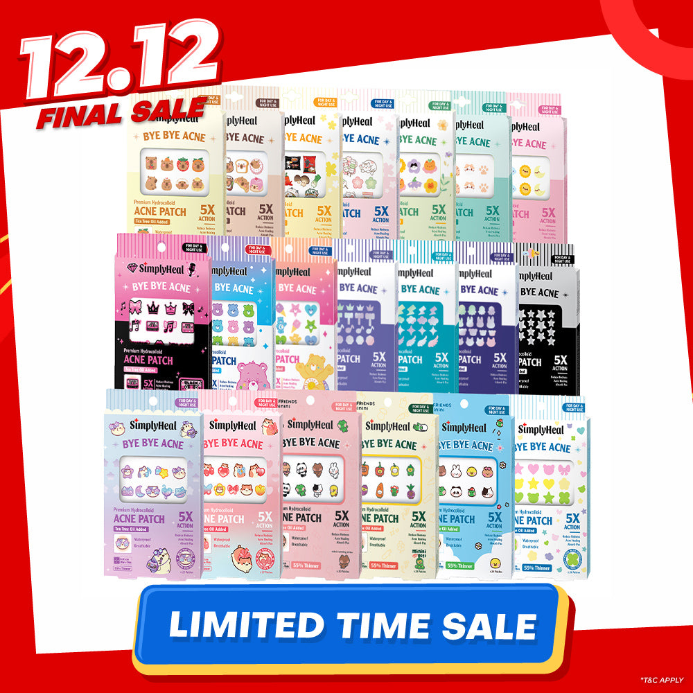 SimplyHeal Day & Night Premium Hydrocolloid Acne Patch (style to choose)