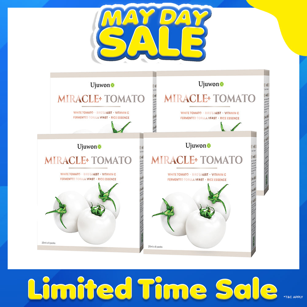 【Bundle Of 4】Ujuwon Miracle+ Tomato Skin Booster 8s x 4 Boxes