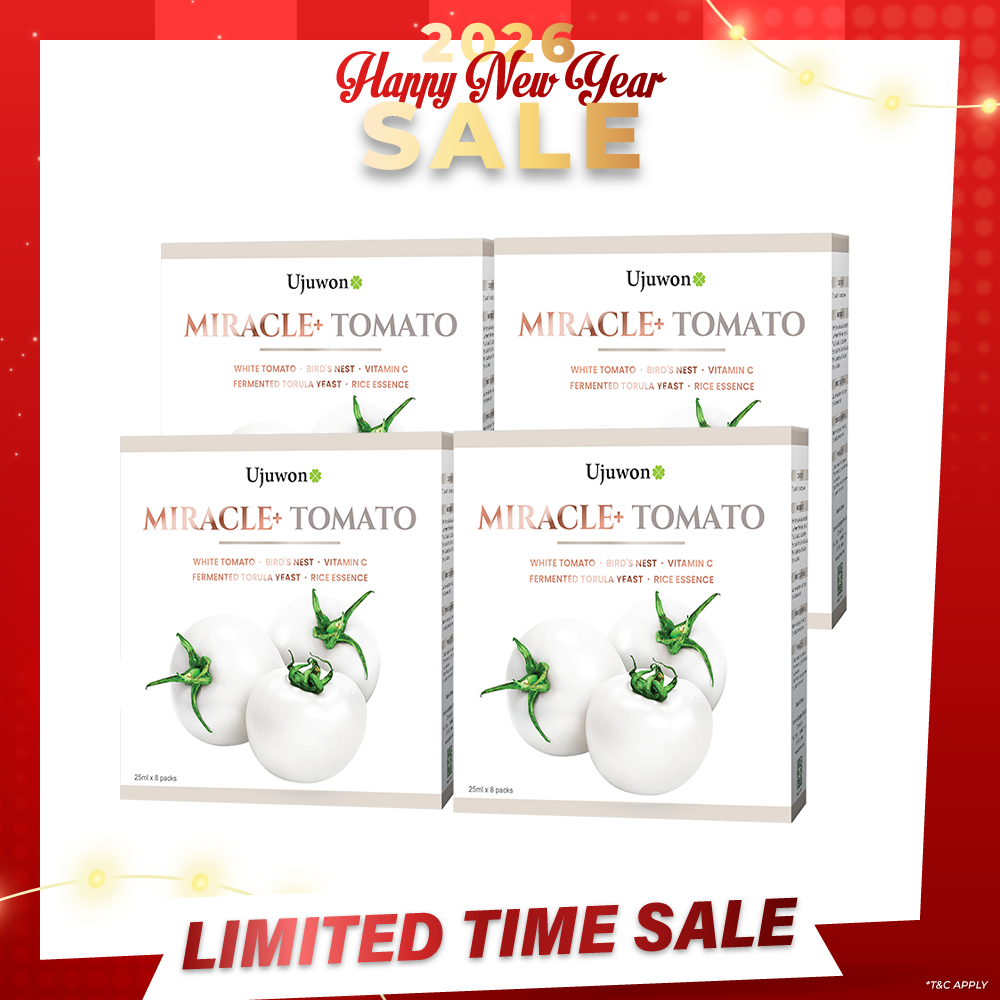 【Bundle Of 4】Ujuwon Miracle+ Tomato Skin Booster 8s x 4 Boxes