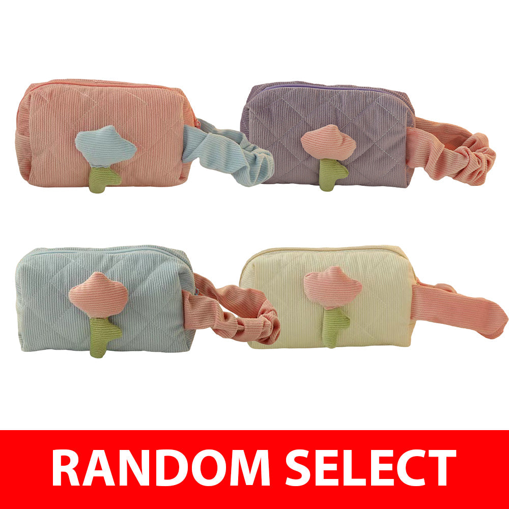 🎁 【Gift】Cheerful Tulips Makeup Pouch (Random Select) (100% off)