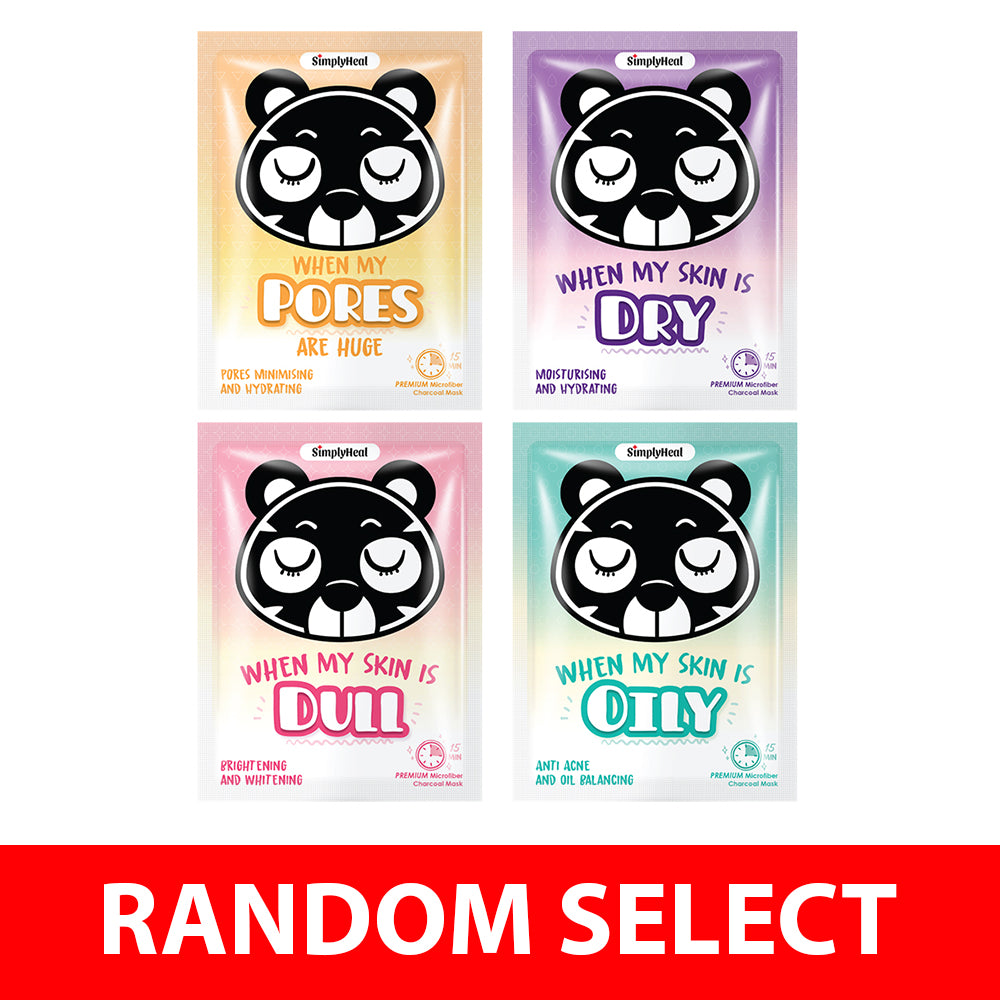 【Gift】Simply Heal Premium Charcoal Mask 5s (Random Select)