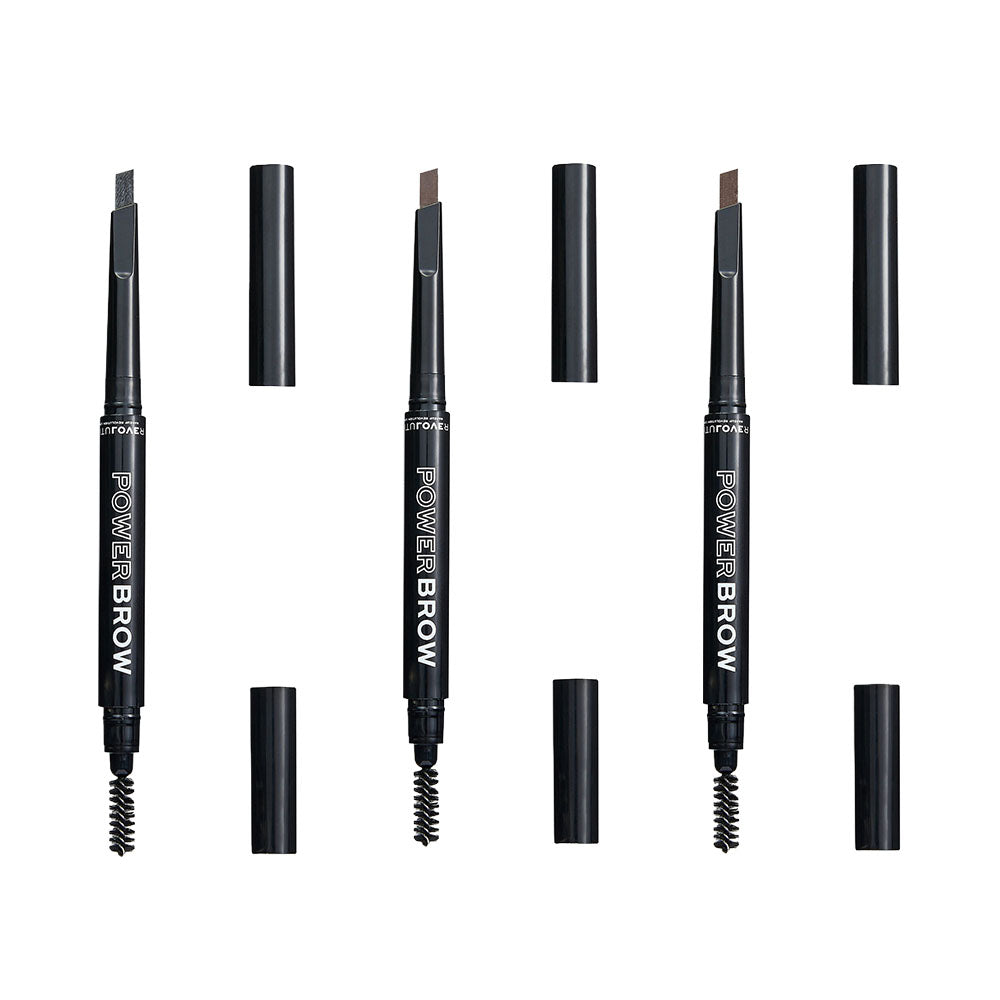 Revolution Relove Power Brow Pencil  0.3g ( Brown / Dark Brown / Granite )