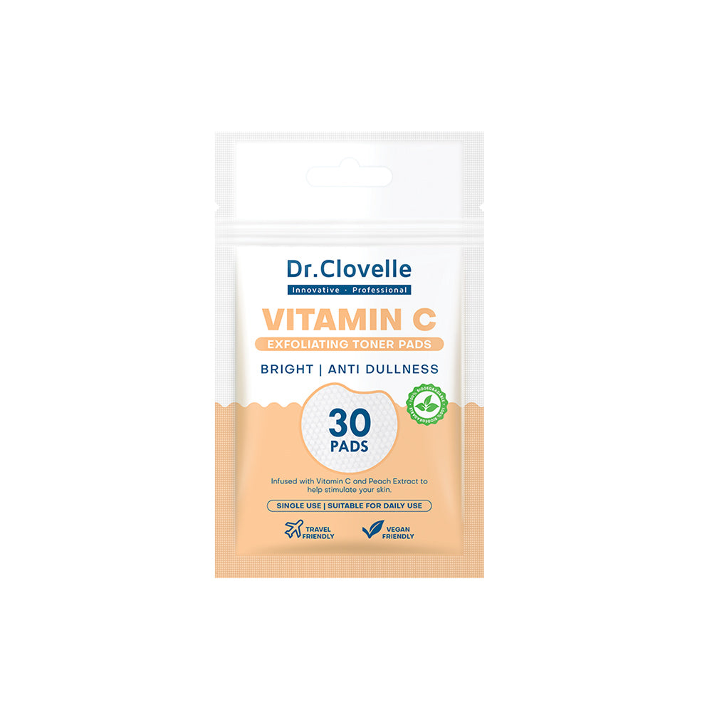 Dr Clovelle Vitamin C Exfoliating Toner Pads 30s