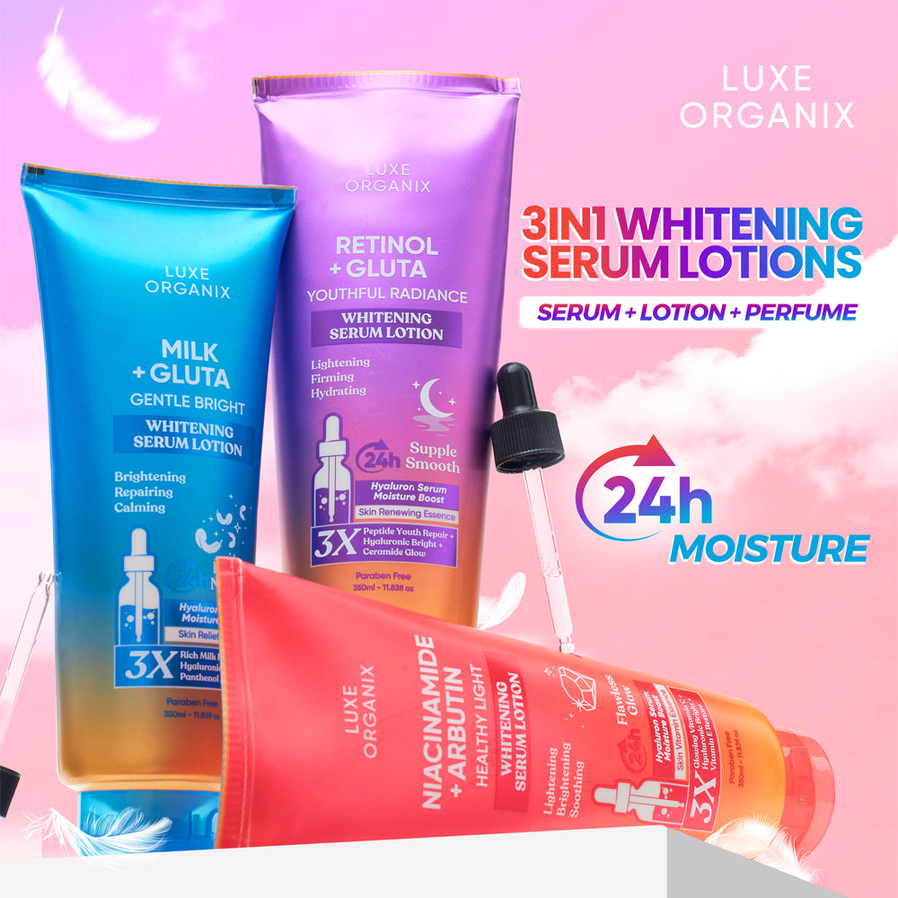 【BUNDLE SALES】Luxe Organix Whitening Serum Lotion 350ml