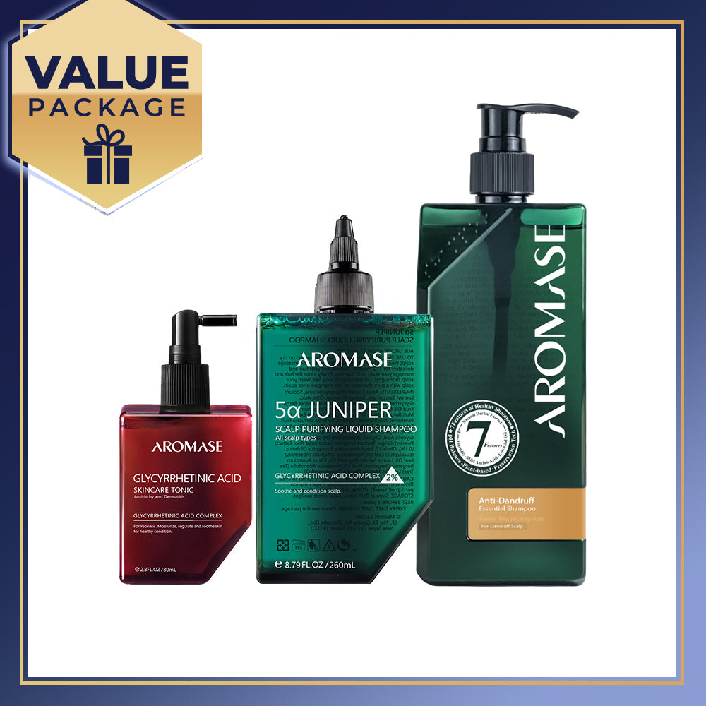【Bundle of 3】AROMASE Scalp Psoriasis Treatment Set