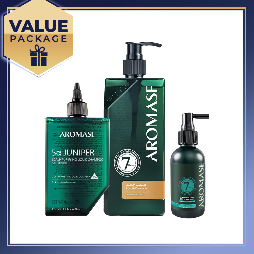 【Bundle of 3】AROMASE Scalp Acne 3-Step Set (Large)