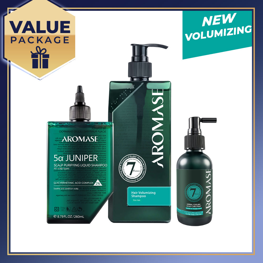【Bundle of 3】AROMASE Hair Growth 3-Step Set (Large)
