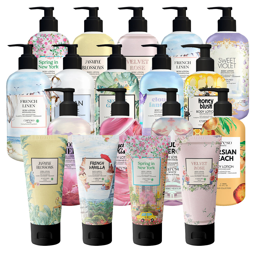 Careso Body Lotion 300ml / 50ml / 35ml | Halal Certified | Long Lasting Effect