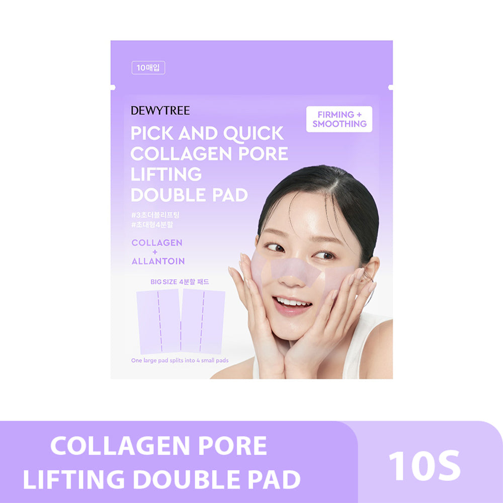 Dewytree Pick And Quick Collagen Pore Lifting Double Pad 10s