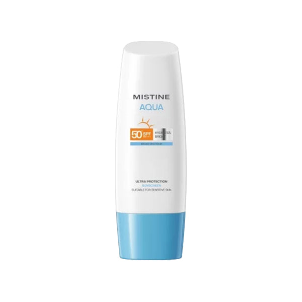 Mistine AquaBase UltraProtection Suncreen SPF50 PA++++Facial 40ml/90ml, Face&Body 70ml, Mild Care 40ml, Spray 180ml, Kiddy SPF30