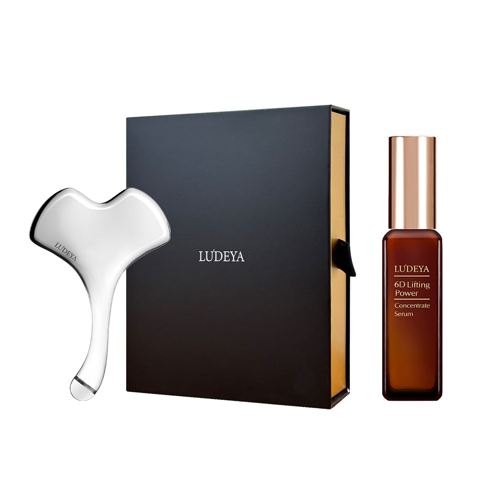 Ludeya Magnetic Microcurrent Toning Device + 6D Lifting Power Concentrate Serum 30ml