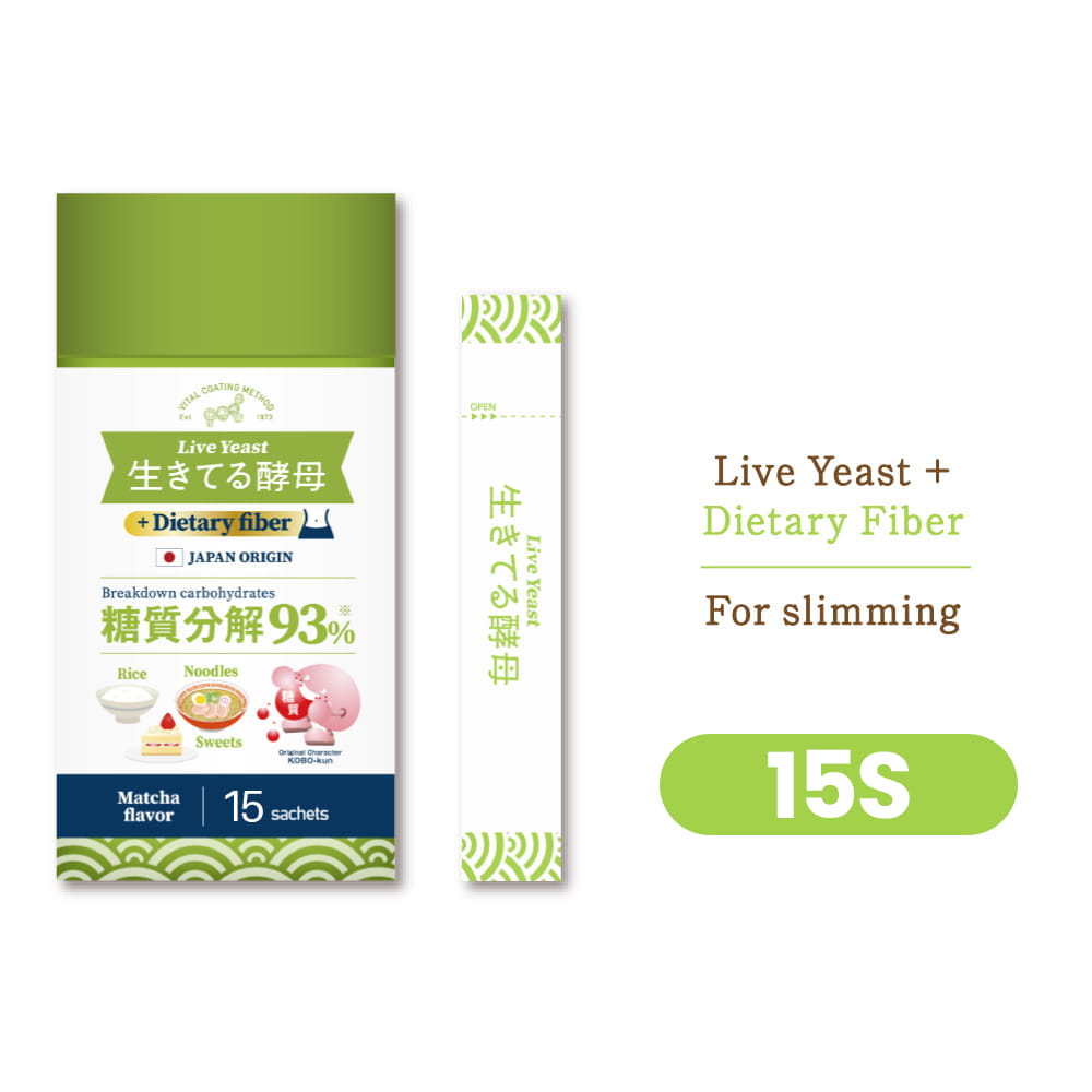 Live Yeast + Dietary Fiber 15s