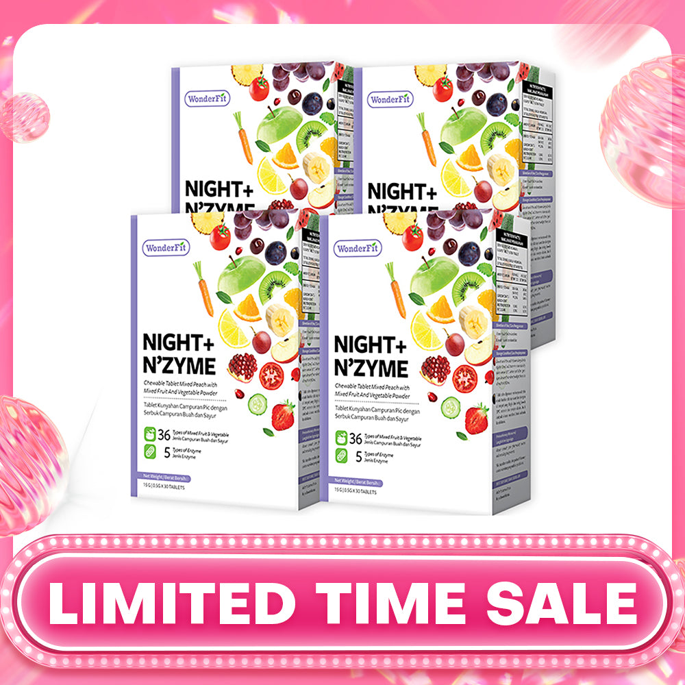 【Bundle Of 4】Wonderfit Night + Nzyme 30s x 4 Boxes