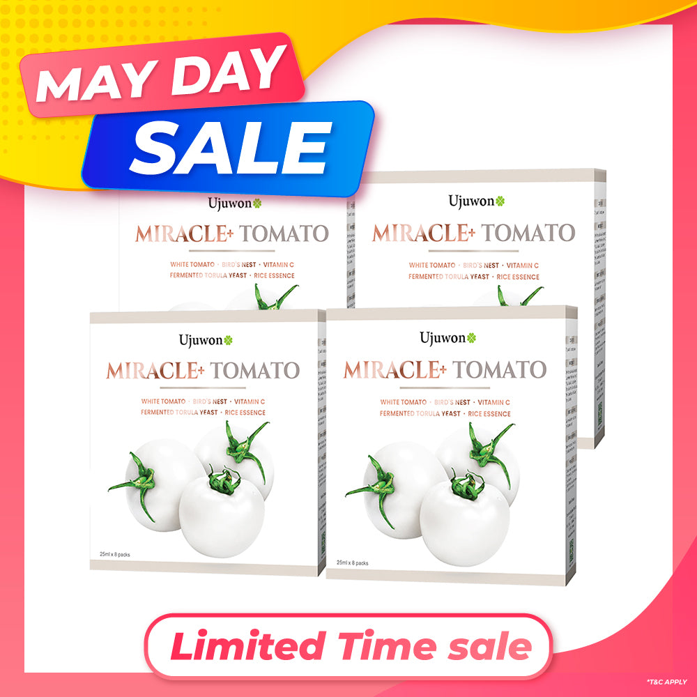 【Bundle Of 4】Ujuwon Miracle+ Tomato Skin Booster 8s x 4 Boxes