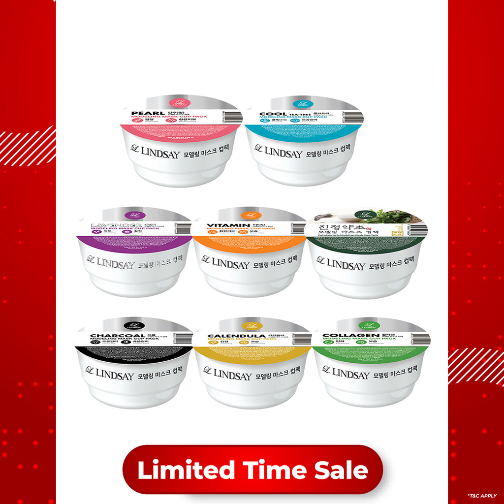 【Bundle Of 6】Lindsay Modeling Mask Cup Pack 28g