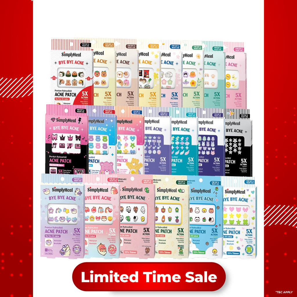 SimplyHeal Day & Night Premium Hydrocolloid Acne Patch (style to choose)