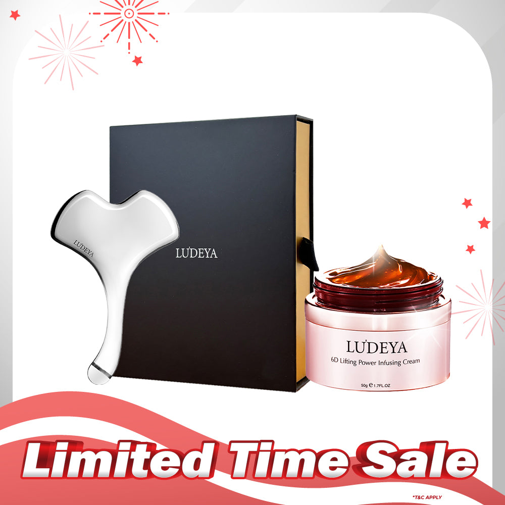Ludeya Magnetic Microcurrent Toning Device + Infusing Cream 50g