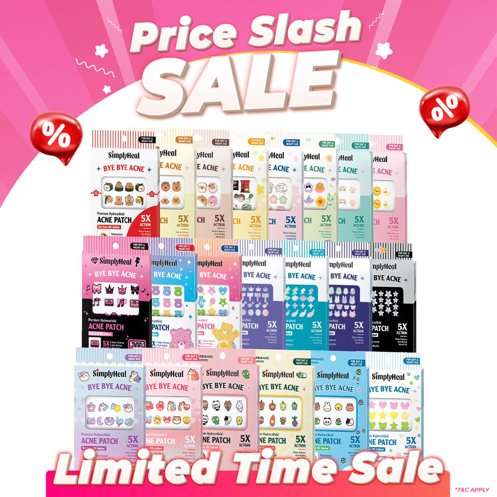 SimplyHeal Day & Night Premium Hydrocolloid Acne Patch (style to choose)