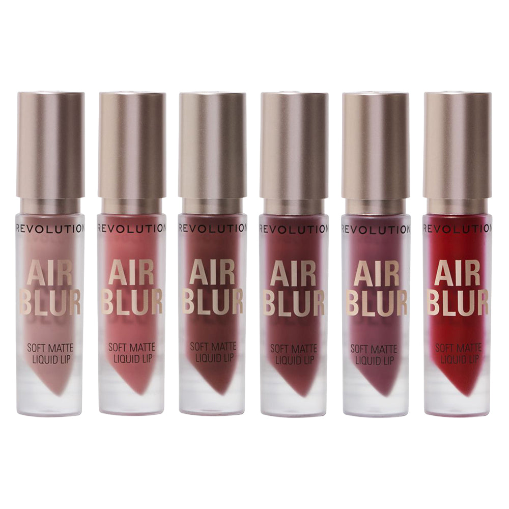 Revolution Air Blur Matte Liquid Lipstick 3.5ml (Ballet / Chauffeur / Dreamy / Black Cherry / Fiery / Peachy)