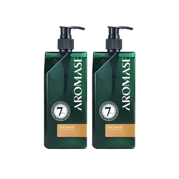 【Bundle of 2】AROMASE Anti-Dandruff Shampoo(Anti-itchy and Dermatitis Essential Shampoo) 400ml x 2