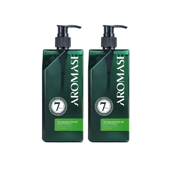【Bundle of 2】AROMASE 5α Intensive Anti-Oil Essential Shampoo 400ml x 2