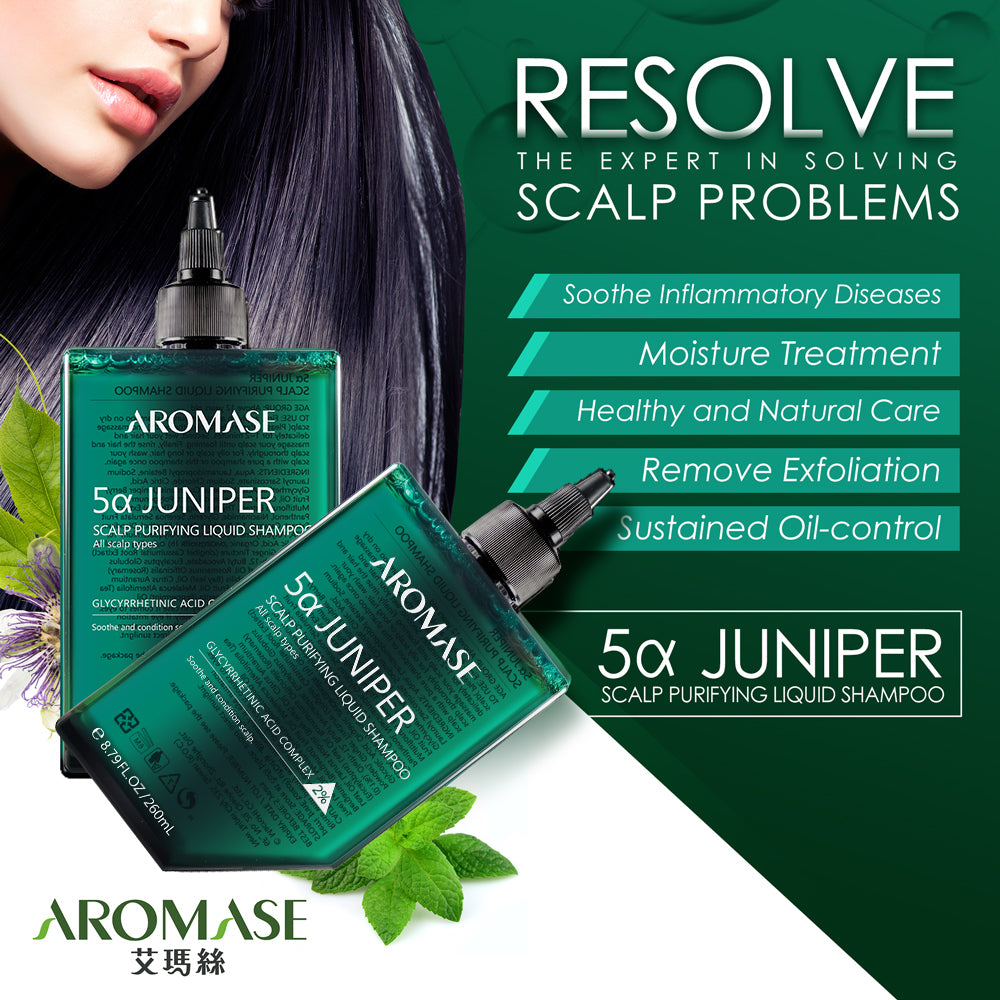 Aromase Oily Scalp/ Hair Loss / Dandruff/ Scalp Acne /Dry Scalp Hair Tonic 3-Step Large Set 【Set of 3 Large】