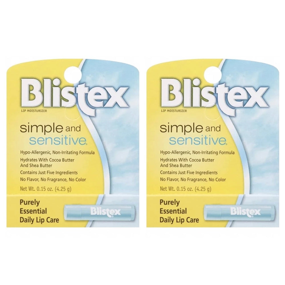 【Bundle of 2】Blistex Simple and Sensitive 4.25g x 2