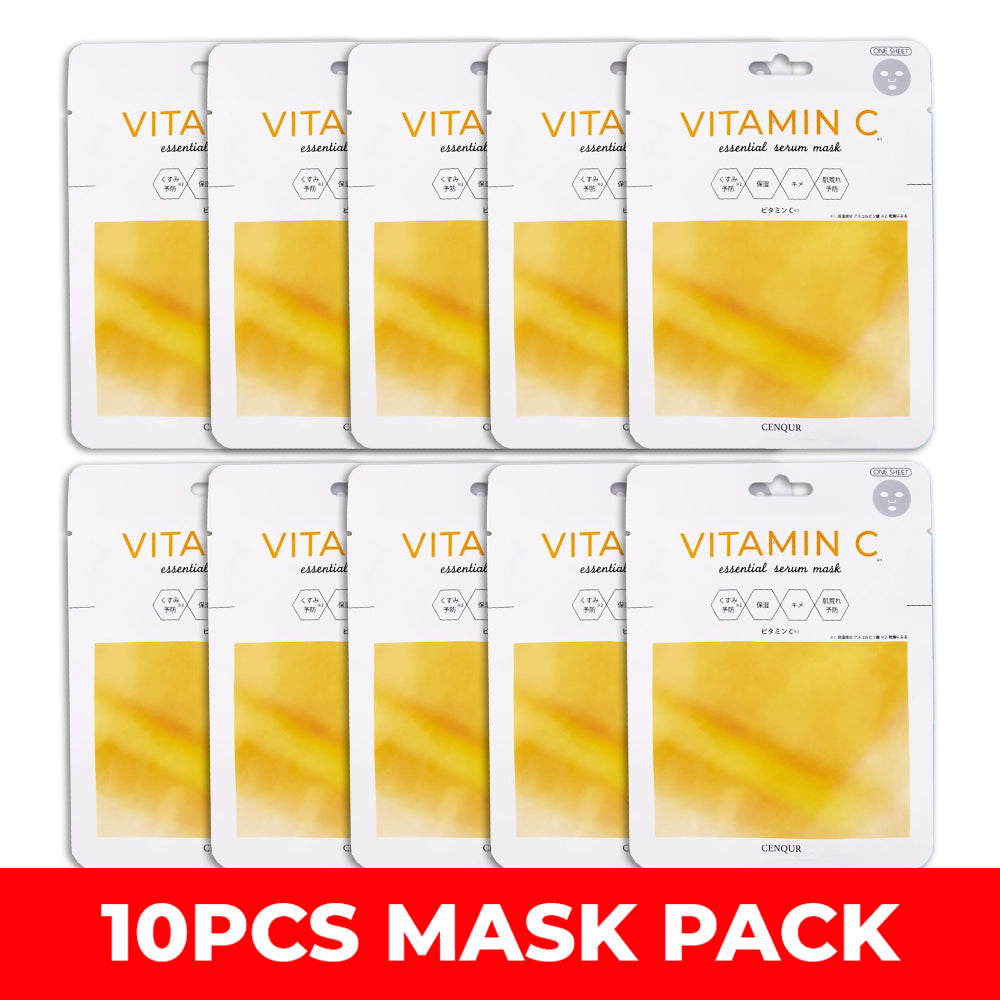 Cenqur Essential Serum Mask Vitamin C 10s