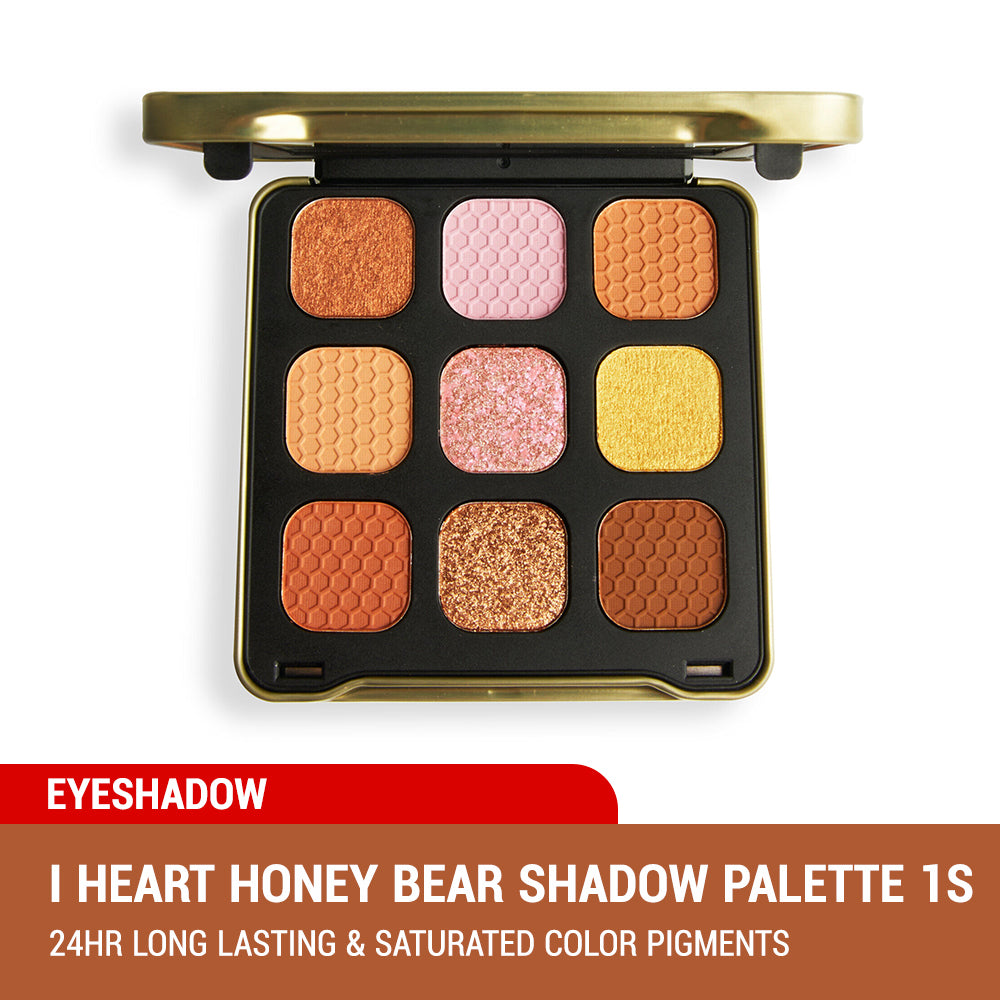 Revolution I Heart Honey Bear Shadow Palette 1s