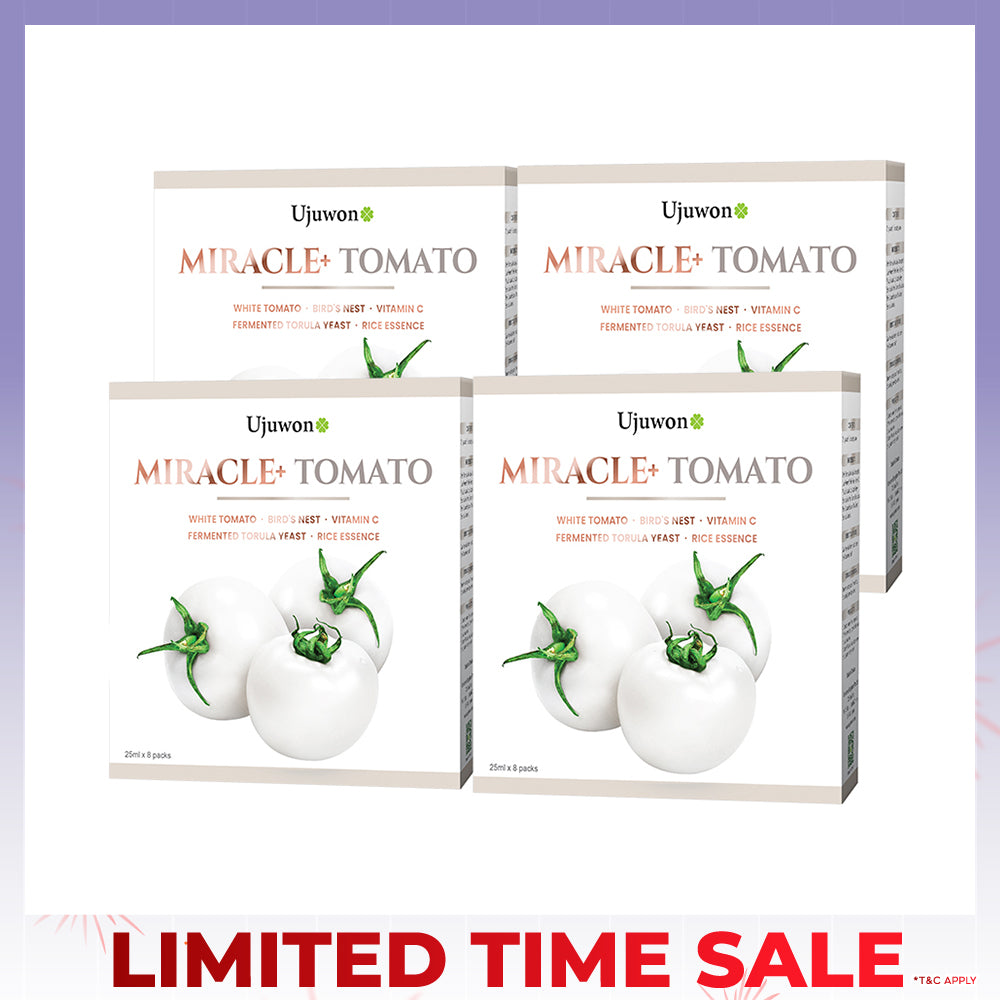 【Bundle Of 4】Ujuwon Miracle+ Tomato Skin Booster 8s x 4 Boxes