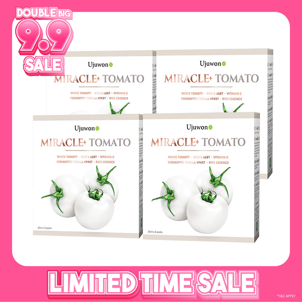 【Bundle Of 4】Ujuwon Miracle+ Tomato Skin Booster 8s x 4 Boxes
