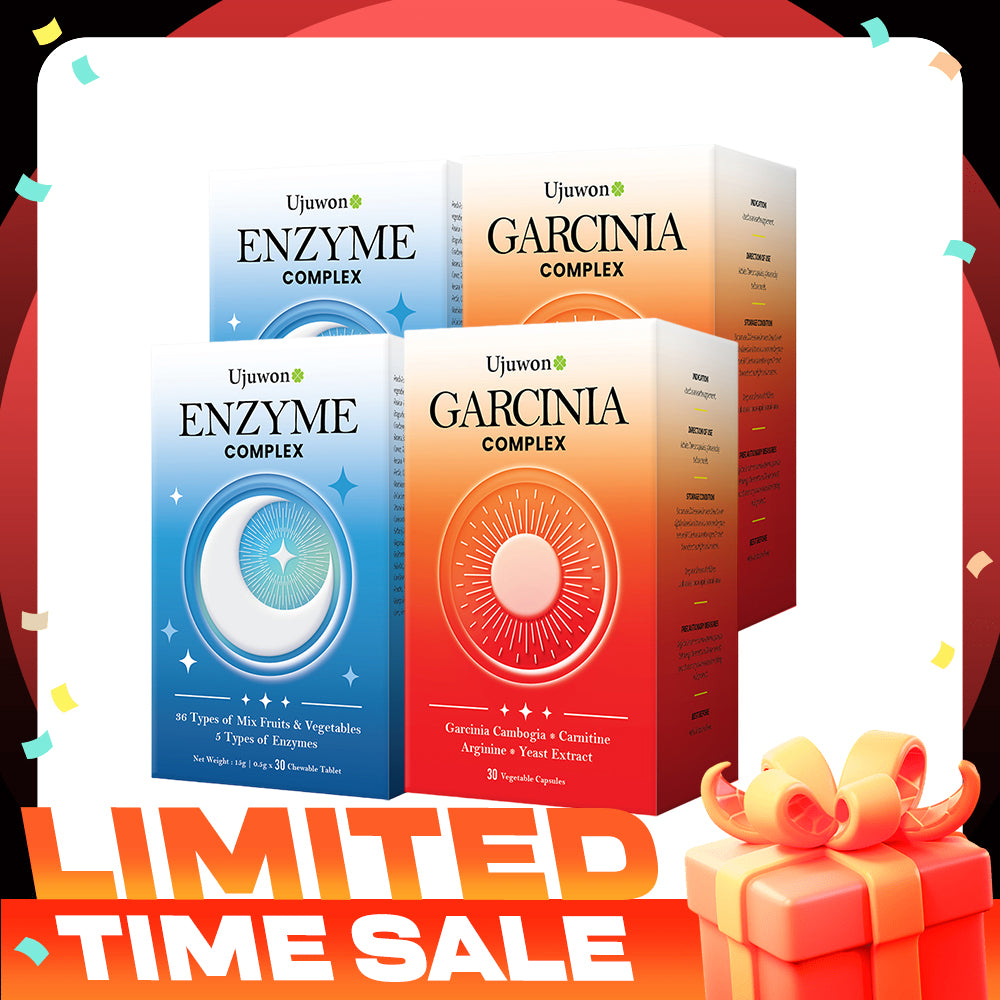 【Bundle of 4】Ujuwon Enzyme Complex 30s x 2 Boxes + Garcinia Complex 30s x 2 Boxes
