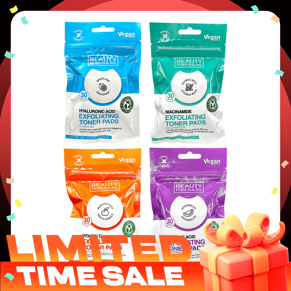 Beauty Formulas Exfoliating Toner Pads 30s