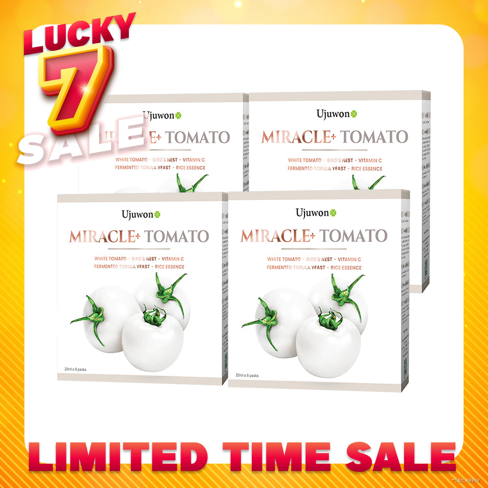 【Bundle Of 4】Ujuwon Miracle+ Tomato Skin Booster 8s x 4 Boxes