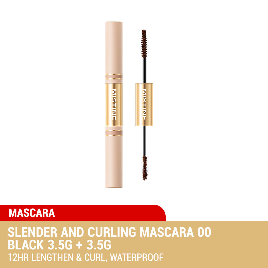 🎁 【Gift】Mistine Slender And Curling Mascara 00 Black 6g x 1 (100% off)