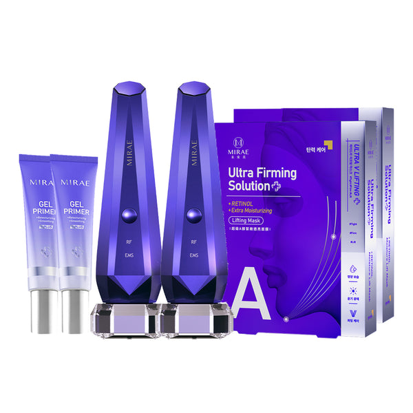 Mirae Thermal Beauty Device Pro x2 + Gel Primer 30ml x2  + Retinol Moisture Lift Mask 3s x 2