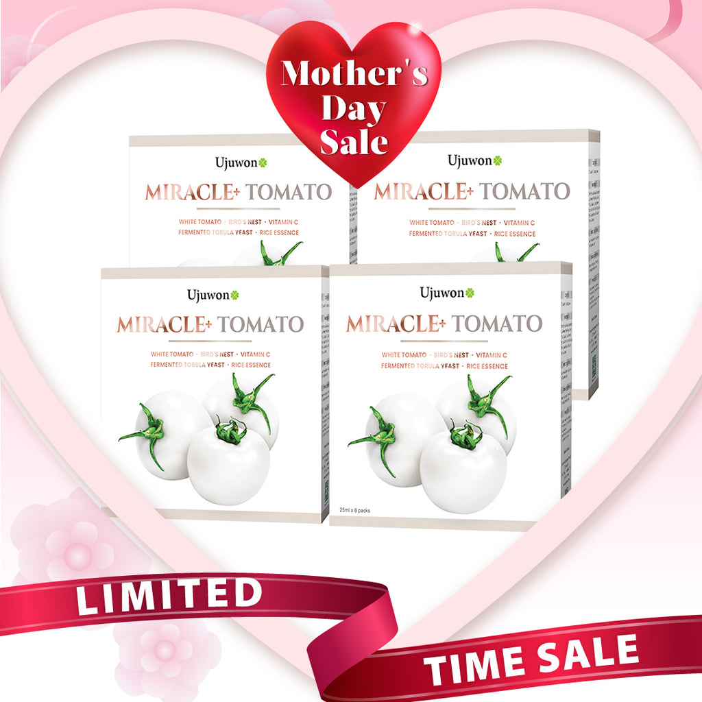 【Bundle Of 4】Ujuwon Miracle+ Tomato Skin Booster 8s x 4 Boxes