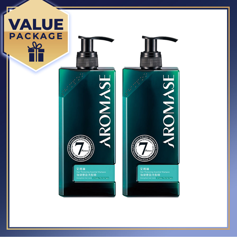 【Bundle of 2】Aromase Hair Thickening Essential Shampoo 400ml x 2