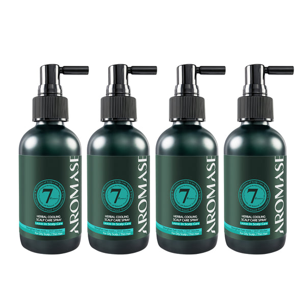 【Bundle of 4】Aromase Herbal Cooling Scalp Care Spray 115ml