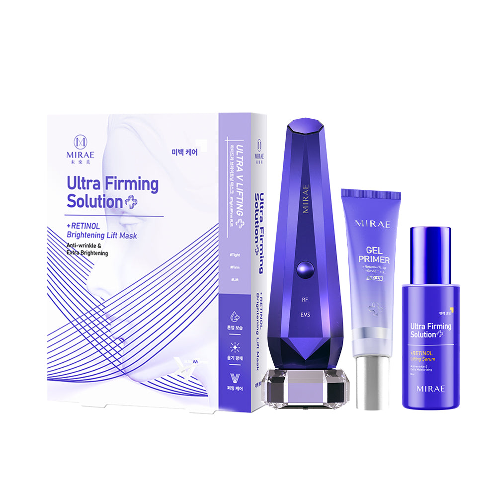 Mirae Thermal Beauty Device Pro+ Gel Primer 30ml+ Retinol Brightening Lift Mask 3s +Retinol Lifting Cream 50ml