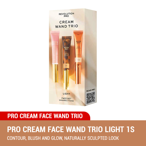 Revolution Pro Cream Face Wand Trio 3 Pcs/Box (Light / Medium)