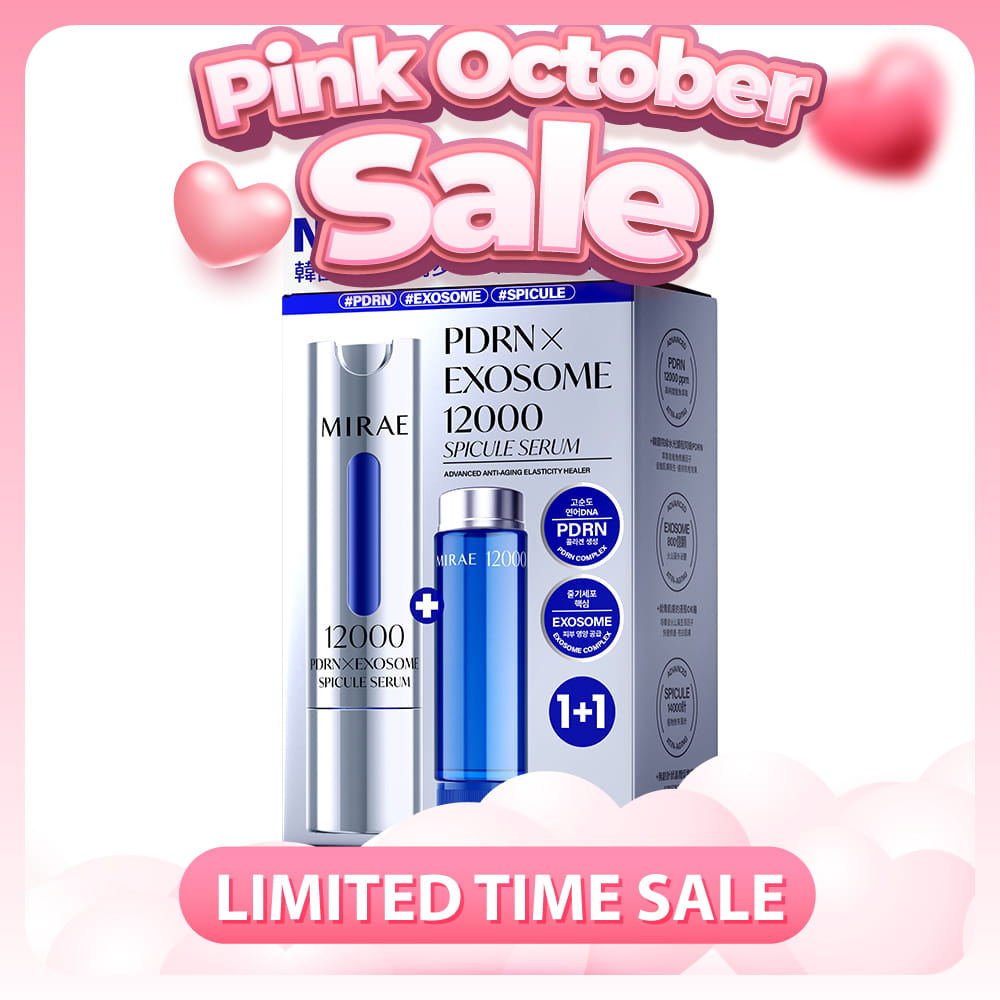 Mirae PDRN X Exosome 12000 Spicule Serum 15ml+15ml