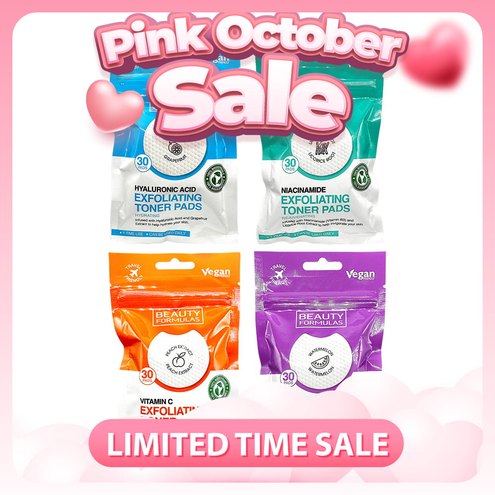 Beauty Formulas Exfoliating Toner Pads 30s