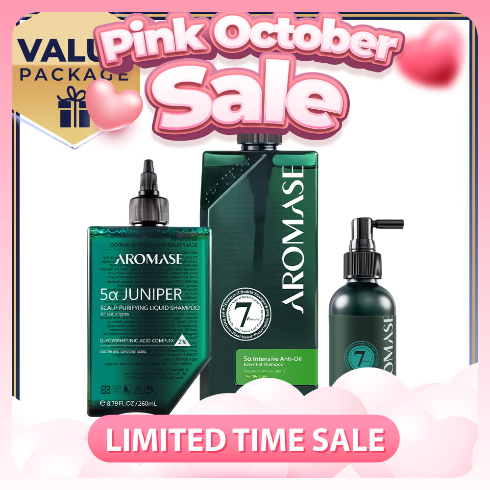 【Bundle of 3】AROMASE Anti-Oil 3-Step Set (Large)