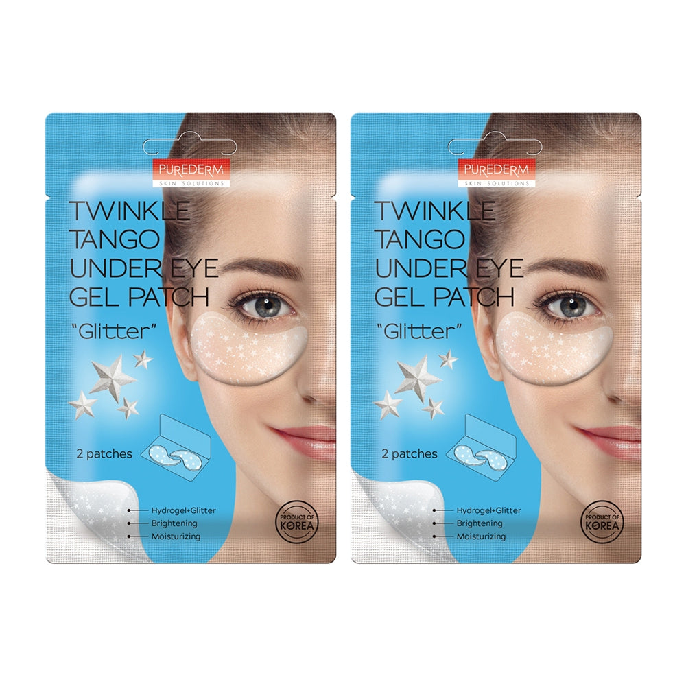 【Gift】Purederm Twinkle Tango Under Eye Gel Patch 1pair - Glitter x 2